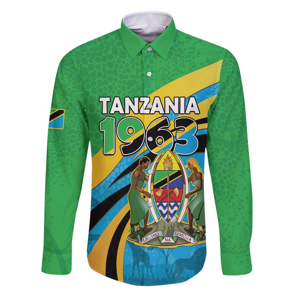 Personalized Tanzania 1963 Family Matching Off Shoulder Maxi Dress and Hawaiian Shirt Happy Independence Day - Wonder Print Shop