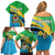 Personalized Tanzania 1963 Family Matching Off Shoulder Short Dress and Hawaiian Shirt Happy Independence Day - Wonder Print Shop