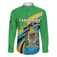 Personalized Tanzania 1963 Family Matching Off Shoulder Short Dress and Hawaiian Shirt Happy Independence Day - Wonder Print Shop
