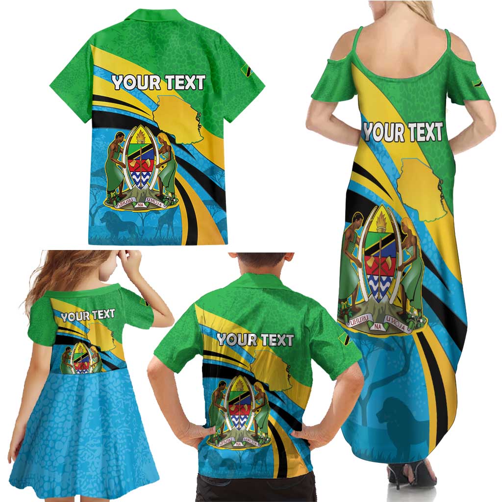 Personalized Tanzania 1963 Family Matching Summer Maxi Dress and Hawaiian Shirt Happy Independence Day - Wonder Print Shop