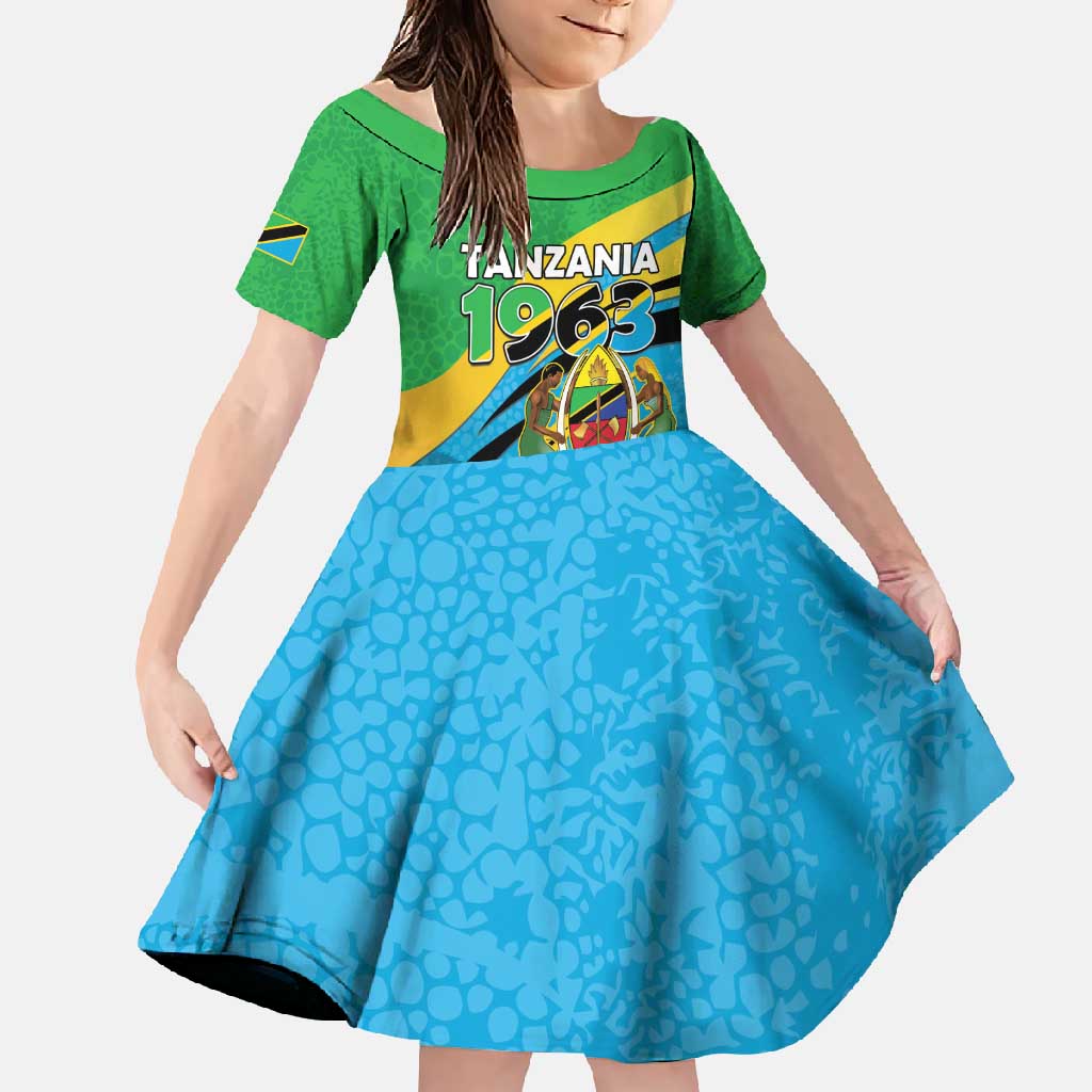 Personalized Tanzania 1963 Family Matching Tank Maxi Dress and Hawaiian Shirt Happy Independence Day - Wonder Print Shop