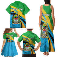 Personalized Tanzania 1963 Family Matching Tank Maxi Dress and Hawaiian Shirt Happy Independence Day - Wonder Print Shop