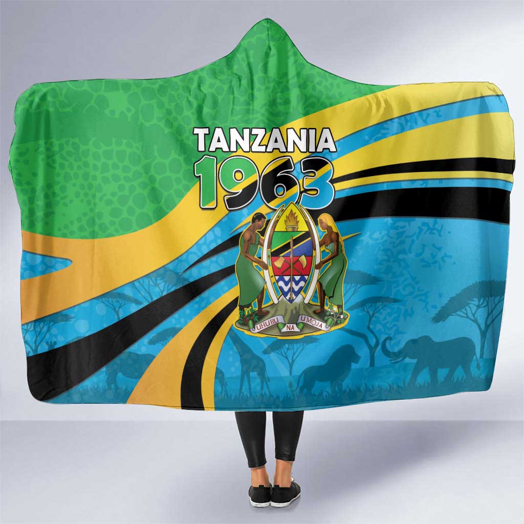 Tanzania 1963 Hooded Blanket Happy Independence Day - Wonder Print Shop