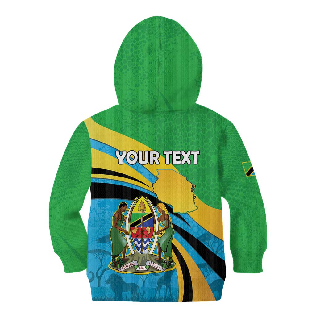Personalized Tanzania 1963 Kid Hoodie Happy Independence Day - Wonder Print Shop