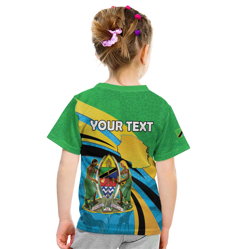 Personalized Tanzania 1963 Kid T Shirt Happy Independence Day - Wonder Print Shop