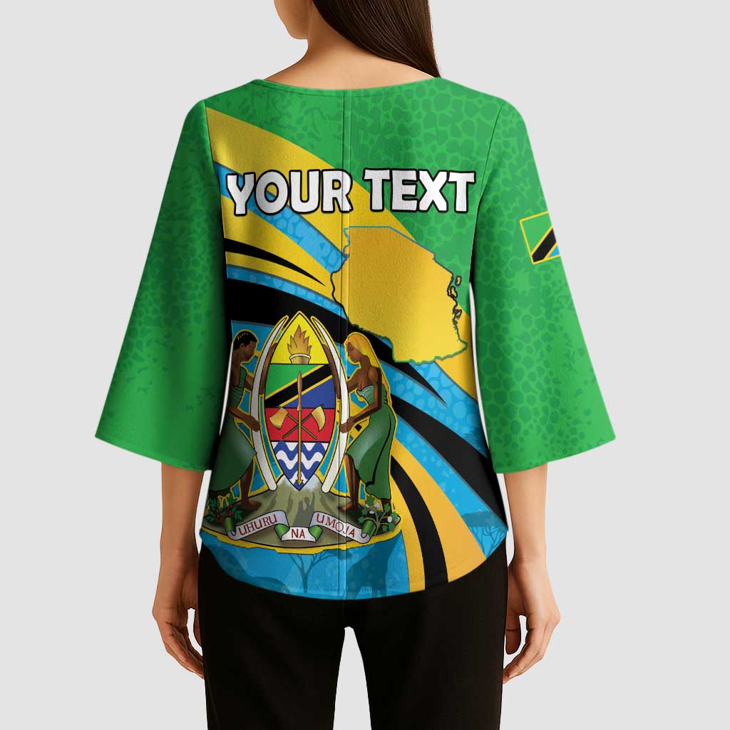 Personalized Tanzania 1963 Kimono Sleeve Blouse Happy Independence Day - Wonder Print Shop