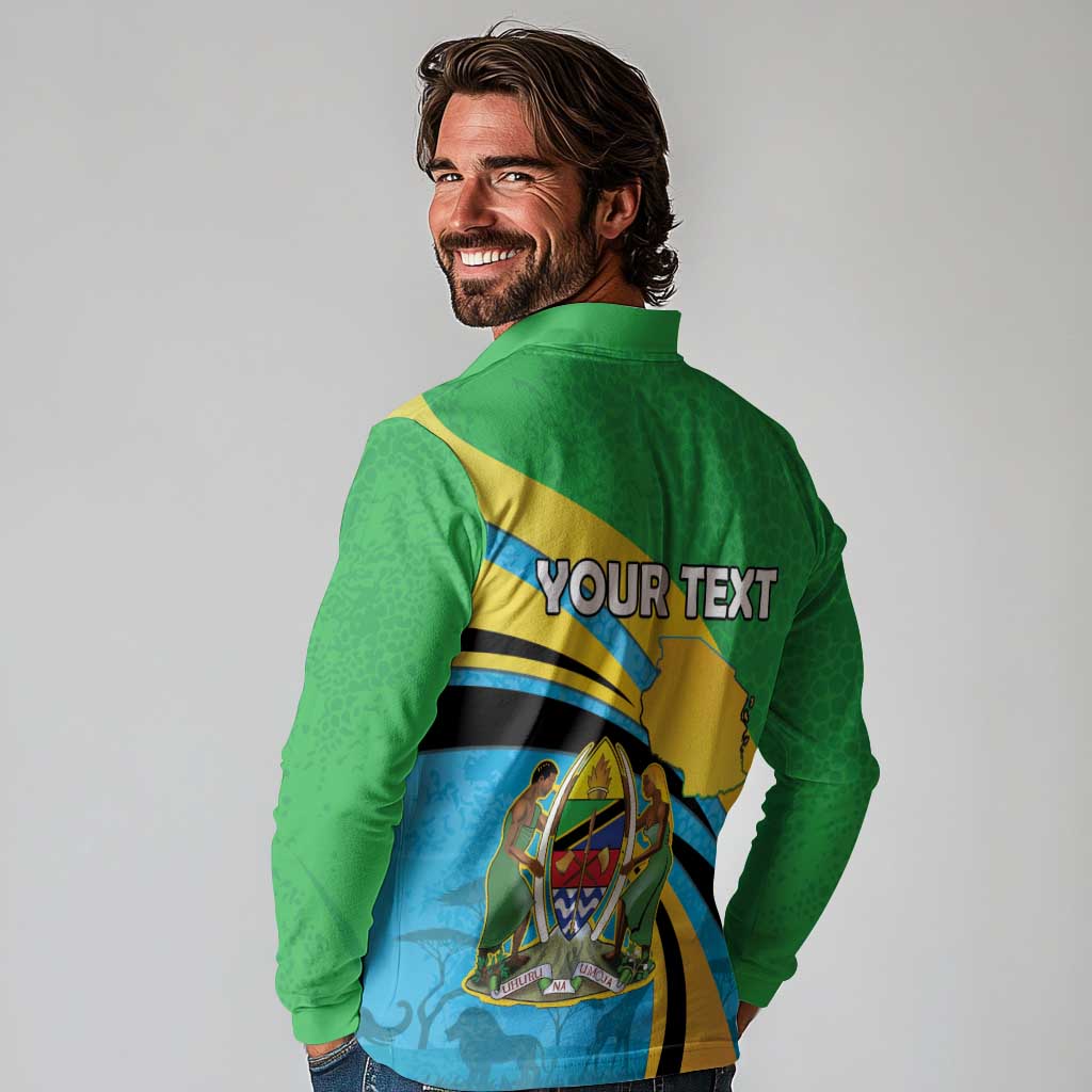 Personalized Tanzania 1963 Long Sleeve Polo Shirt Happy Independence Day - Wonder Print Shop