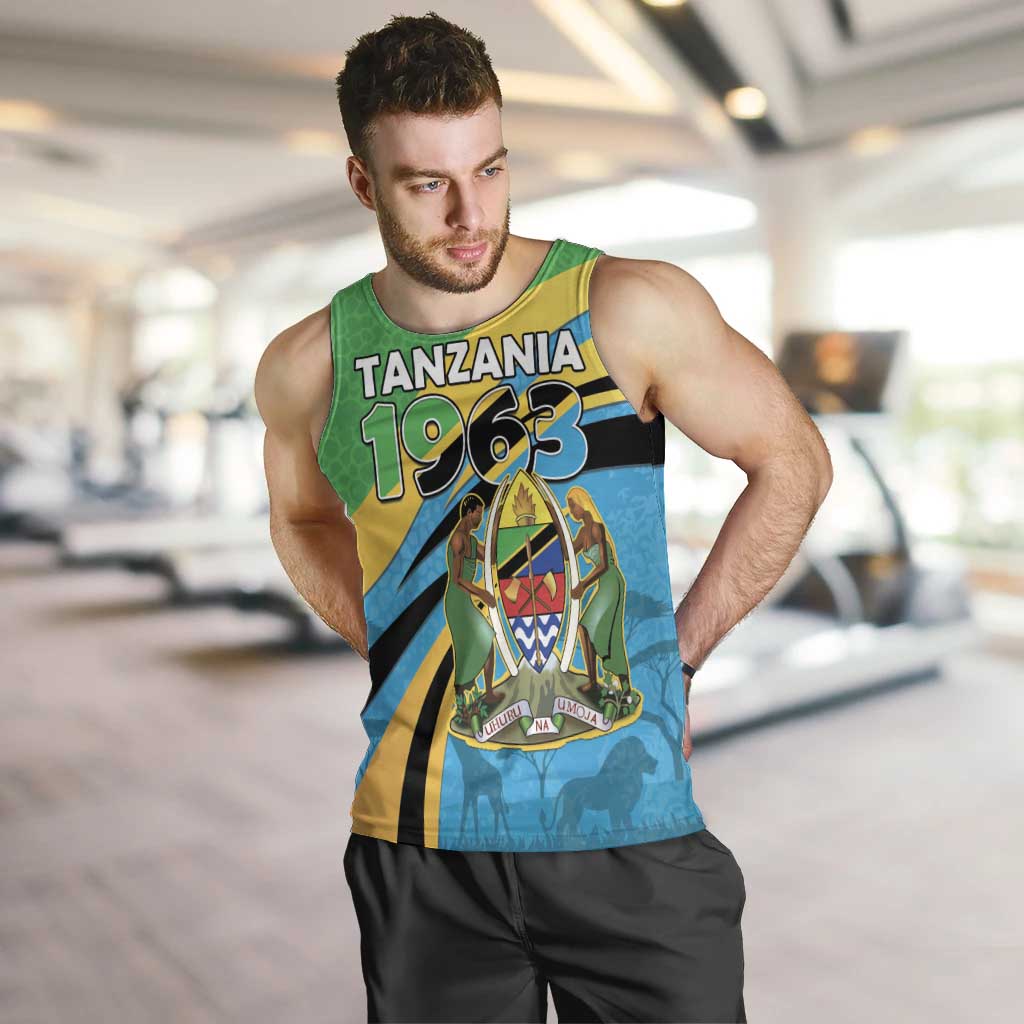 Personalized Tanzania 1963 Men Tank Top Happy Independence Day - Wonder Print Shop