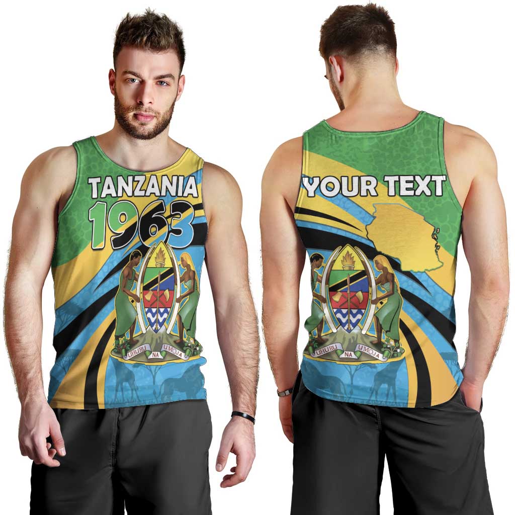 Personalized Tanzania 1963 Men Tank Top Happy Independence Day - Wonder Print Shop