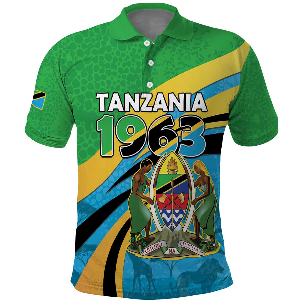 Personalized Tanzania 1963 Polo Shirt Happy Independence Day - Wonder Print Shop