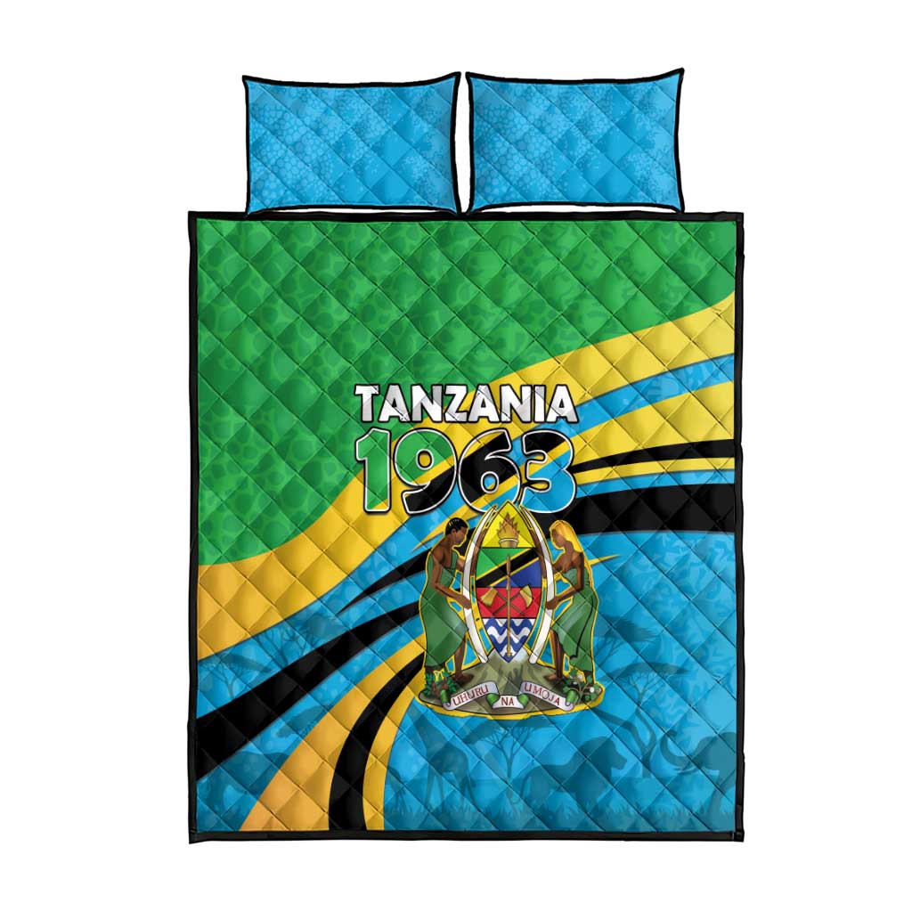 Tanzania 1963 Quilt Bed Set Happy Independence Day - Wonder Print Shop
