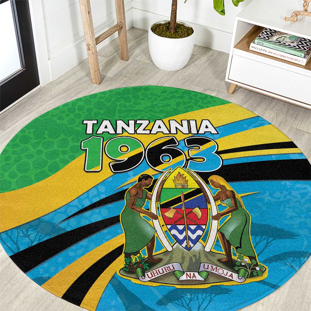 Tanzania 1963 Round Carpet Happy Independence Day - Wonder Print Shop