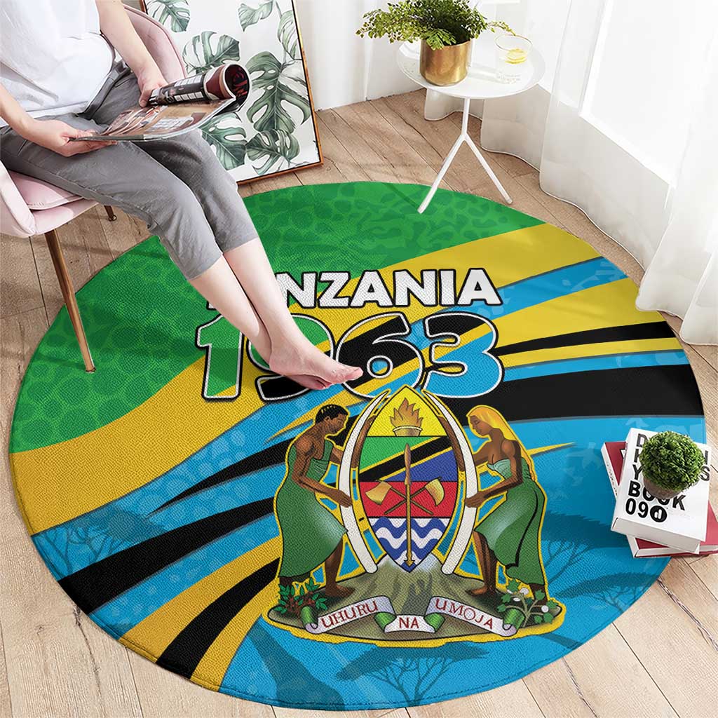 Tanzania 1963 Round Carpet Happy Independence Day - Wonder Print Shop