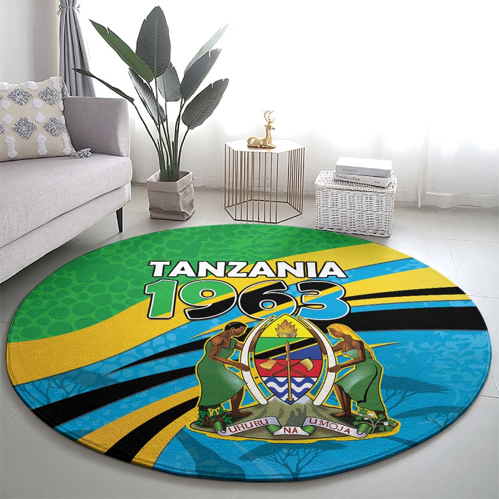 Tanzania 1963 Round Carpet Happy Independence Day - Wonder Print Shop