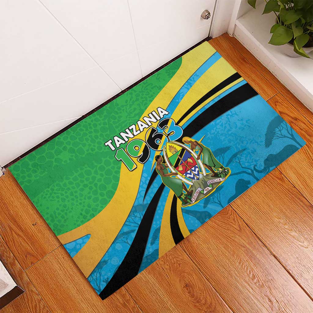 Tanzania 1963 Rubber Doormat Happy Independence Day - Wonder Print Shop