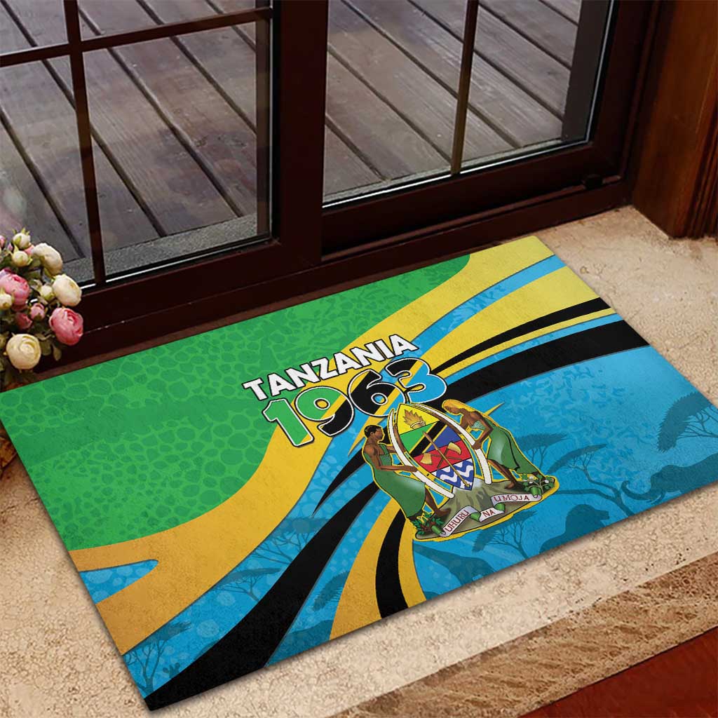 Tanzania 1963 Rubber Doormat Happy Independence Day - Wonder Print Shop