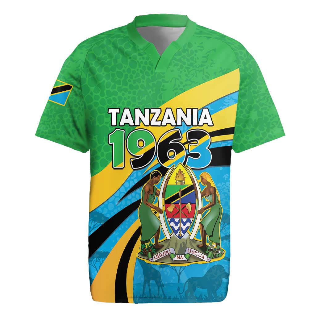 Personalized Tanzania 1963 Rugby Jersey Happy Independence Day - Wonder Print Shop