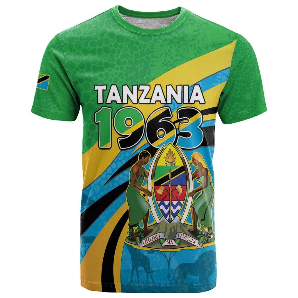 Personalized Tanzania 1963 T Shirt Happy Independence Day - Wonder Print Shop