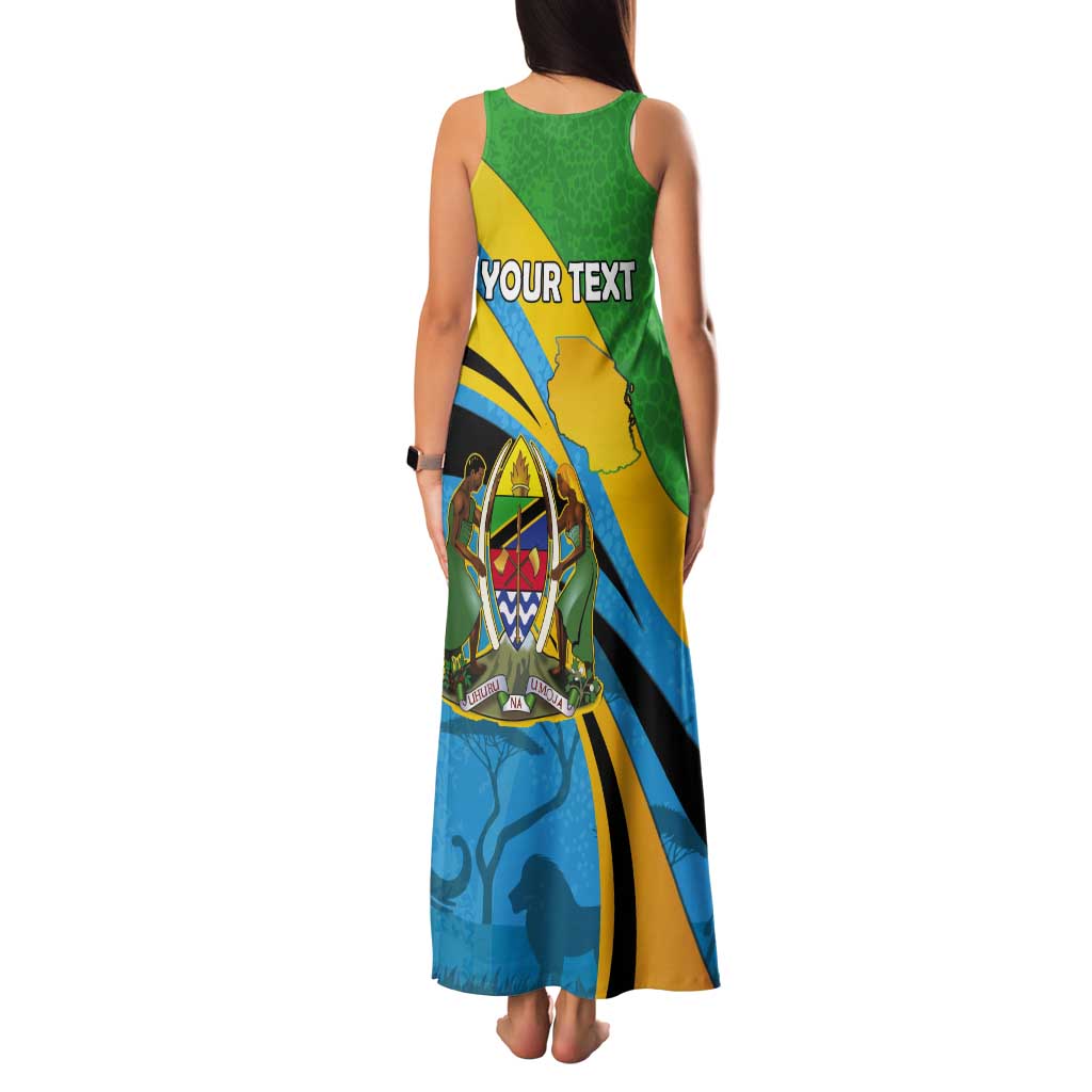 Personalized Tanzania 1963 Tank Maxi Dress Happy Independence Day - Wonder Print Shop