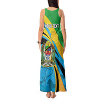 Personalized Tanzania 1963 Tank Maxi Dress Happy Independence Day - Wonder Print Shop