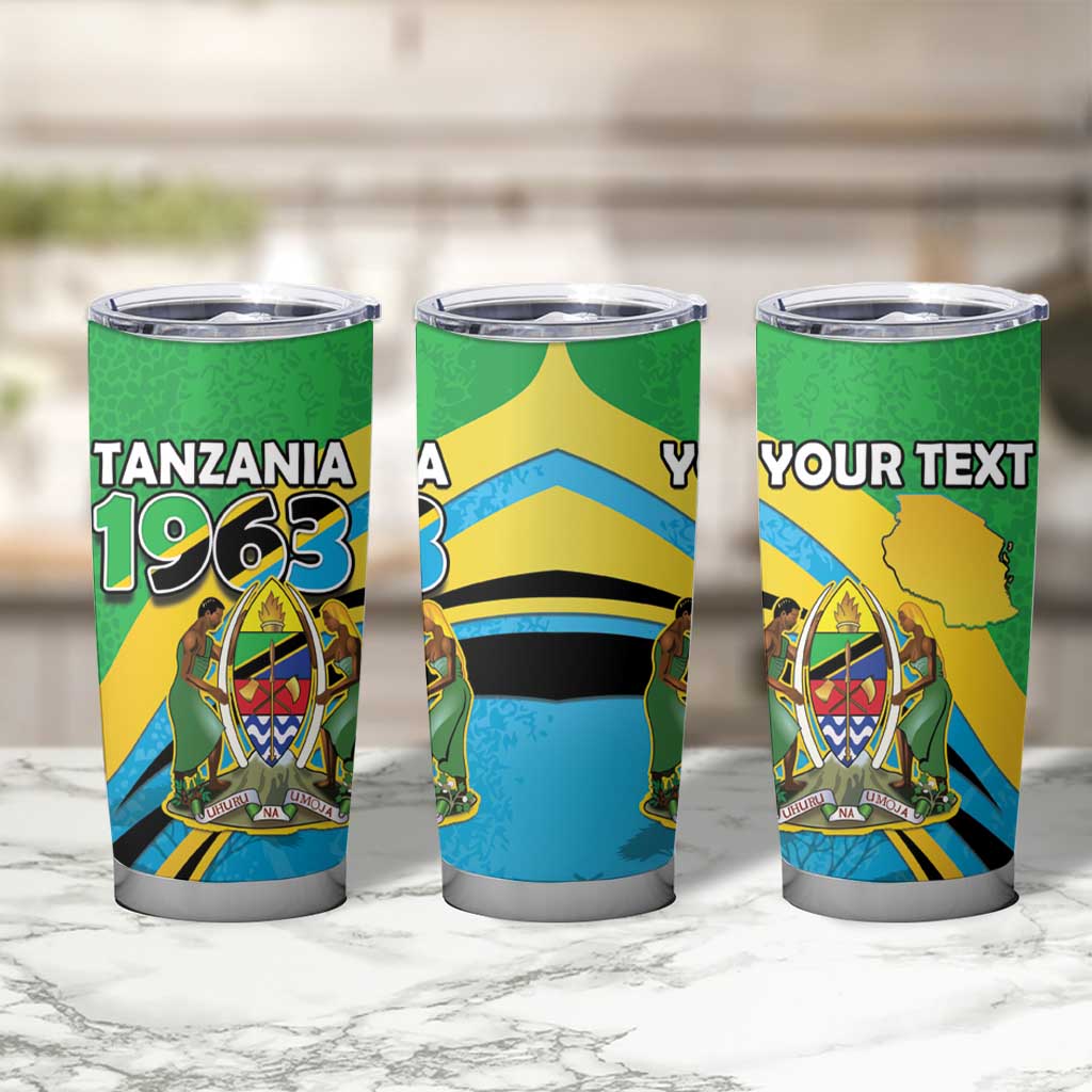 Personalized Tanzania 1963 Tumbler Cup Happy Independence Day - Wonder Print Shop