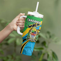 Personalized Tanzania 1963 Tumbler With Handle Happy Independence Day - Wonder Print Shop