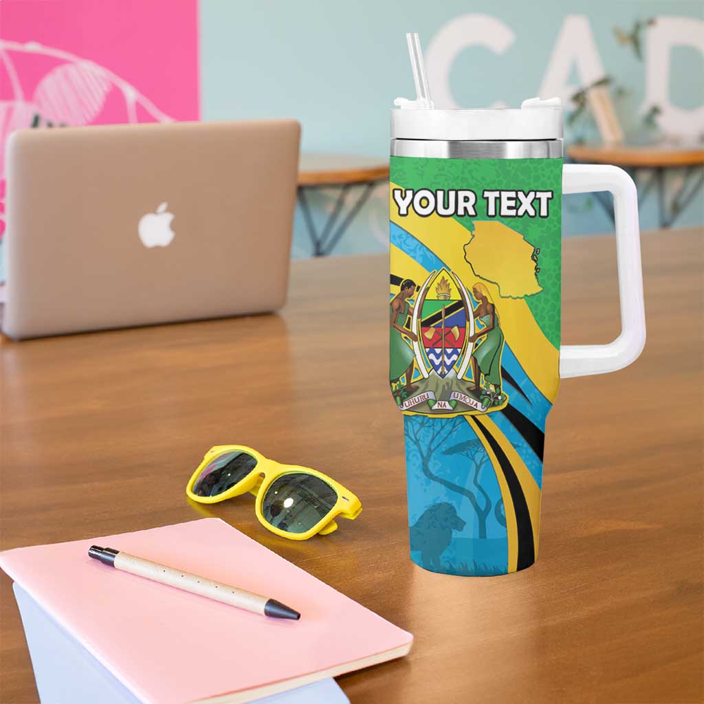 Personalized Tanzania 1963 Tumbler With Handle Happy Independence Day - Wonder Print Shop
