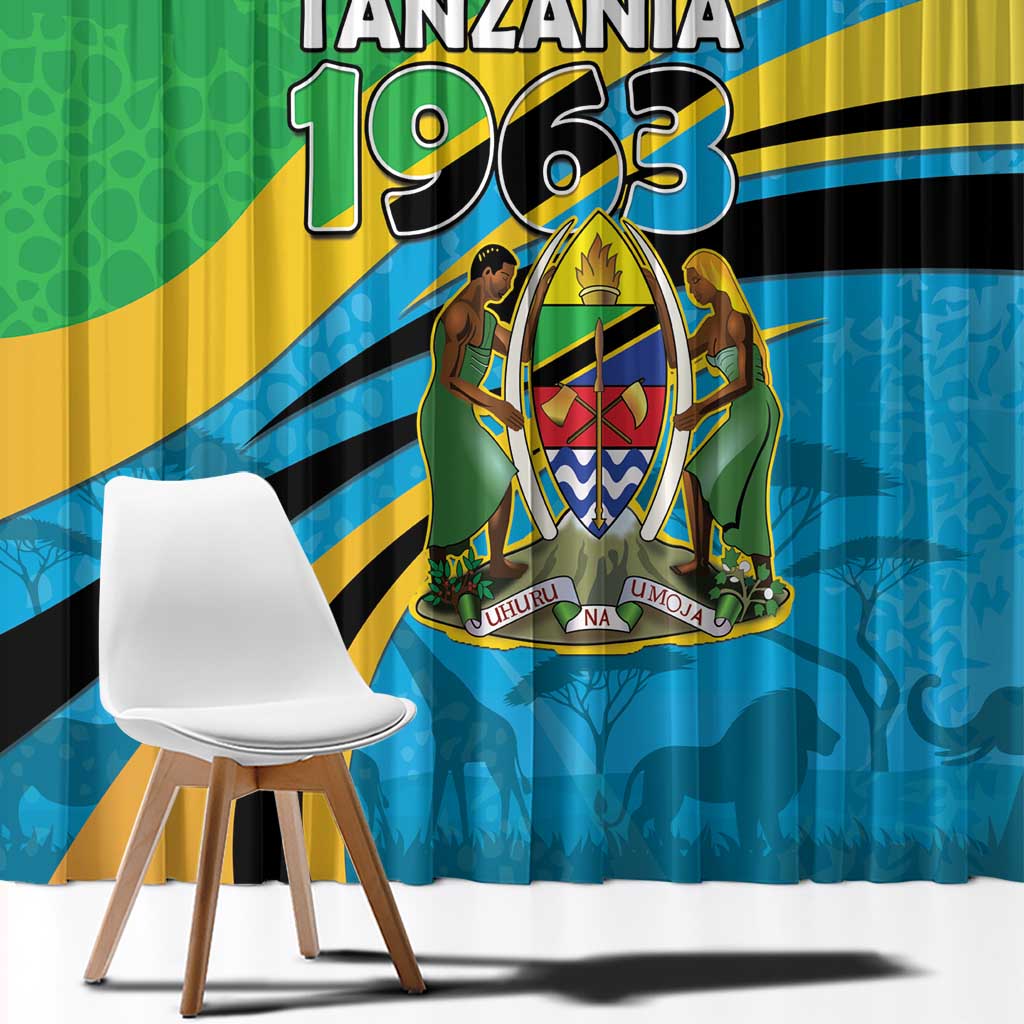 Tanzania 1963 Window Curtain Happy Independence Day - Wonder Print Shop