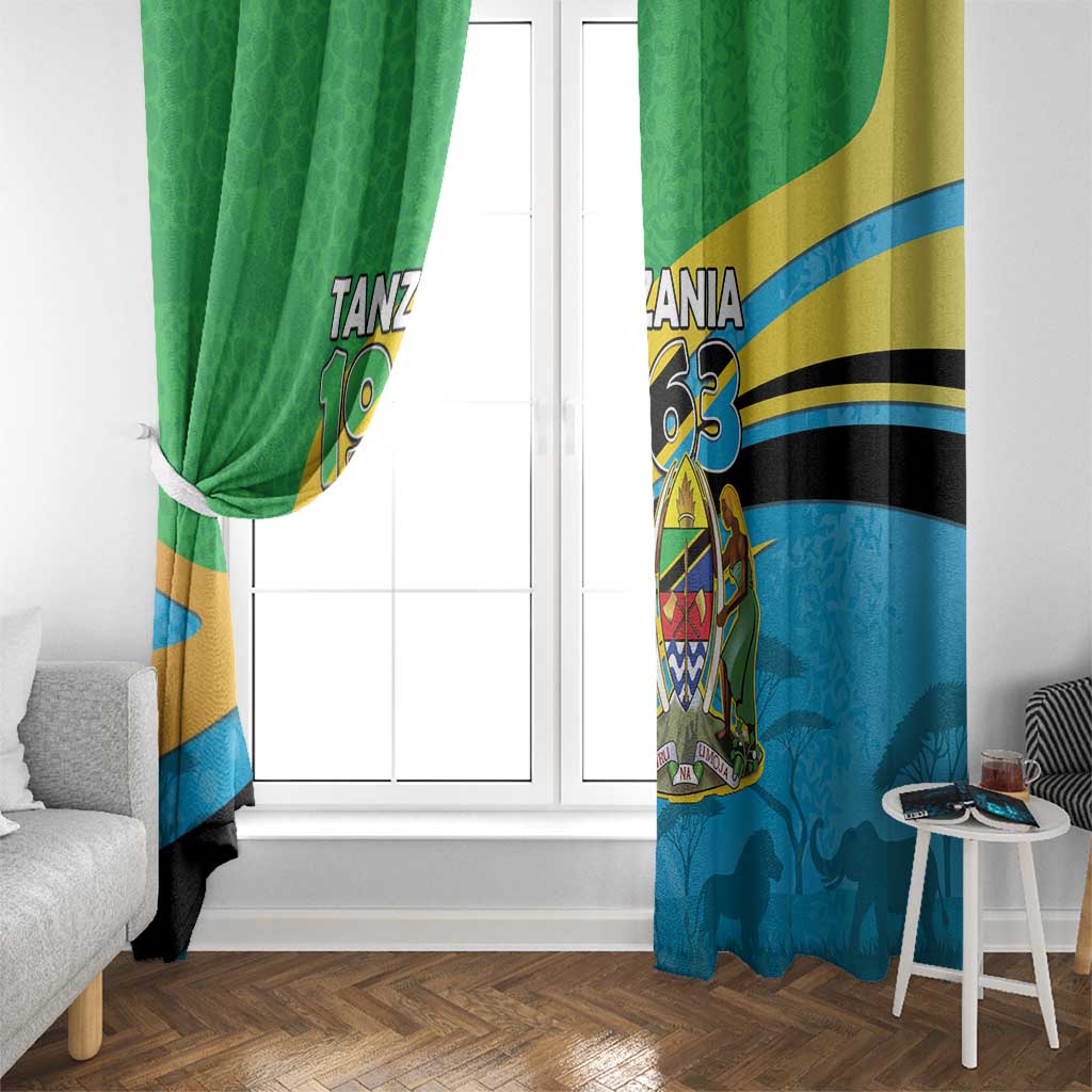 Tanzania 1963 Window Curtain Happy Independence Day - Wonder Print Shop