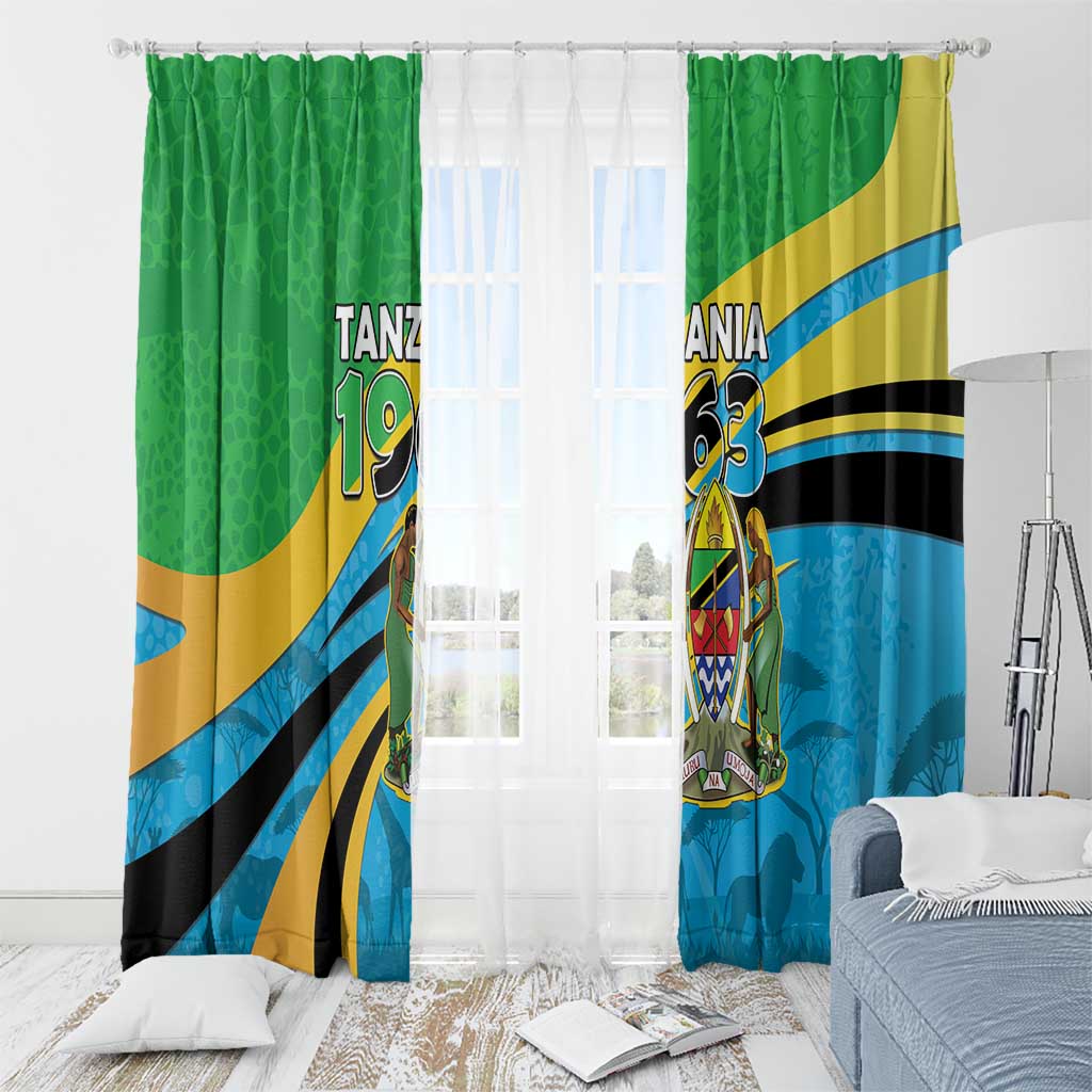 Tanzania 1963 Window Curtain Happy Independence Day - Wonder Print Shop