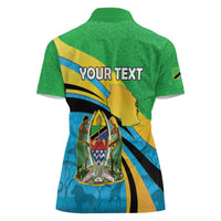 Personalized Tanzania 1963 Women Polo Shirt Happy Independence Day - Wonder Print Shop