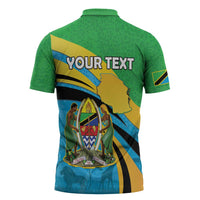 Personalized Tanzania 1963 Zipper Polo Shirt Happy Independence Day - Wonder Print Shop