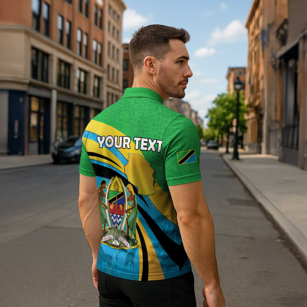 Personalized Tanzania 1963 Zipper Polo Shirt Happy Independence Day - Wonder Print Shop