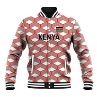 Personalized Kenya Athletics White Jersey Baseball Jacket - Wonder Print Shop