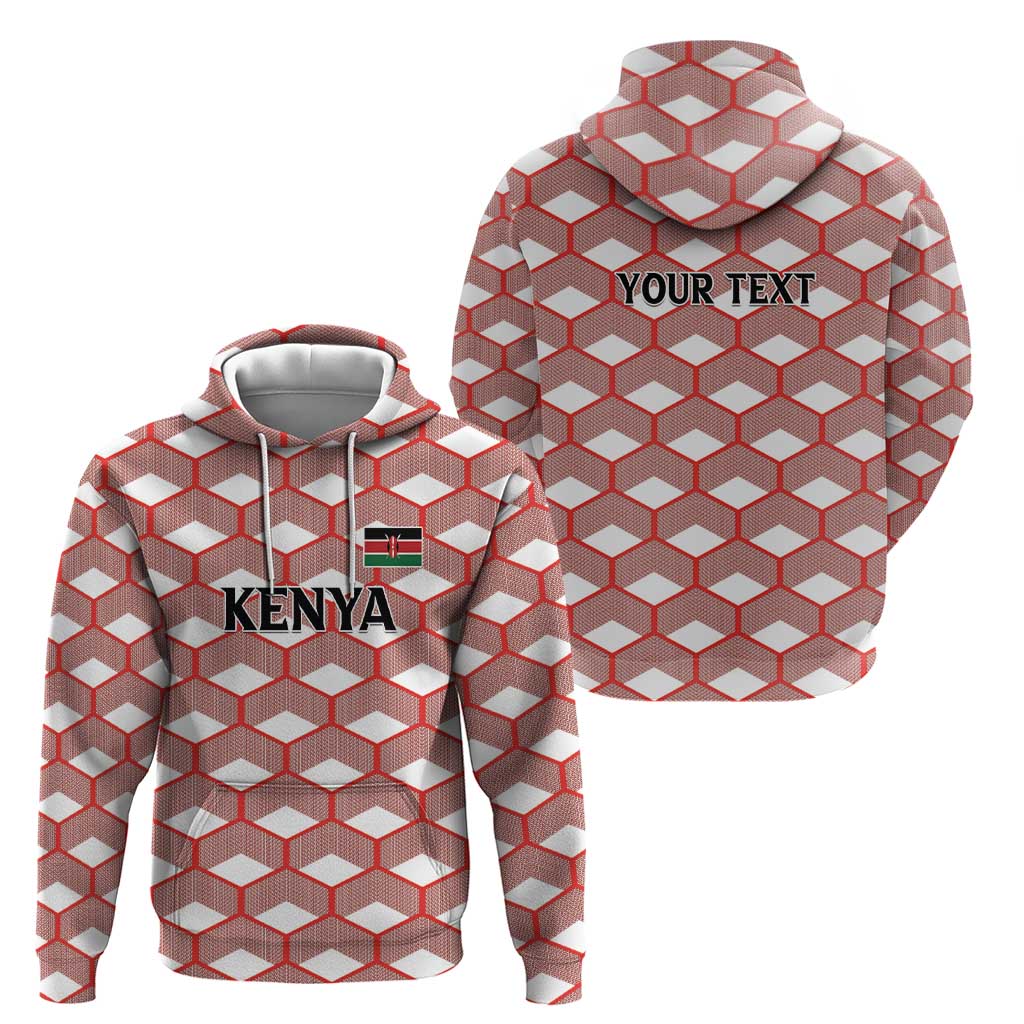 Personalized Kenya Athletics White Jersey Hoodie - Wonder Print Shop