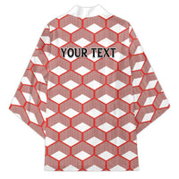Personalized Kenya Athletics White Jersey Kimono - Wonder Print Shop
