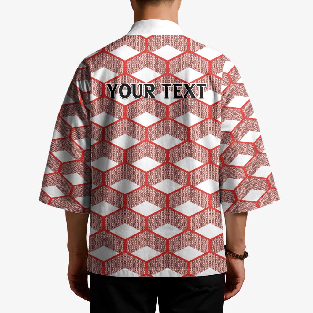 Personalized Kenya Athletics White Jersey Kimono - Wonder Print Shop