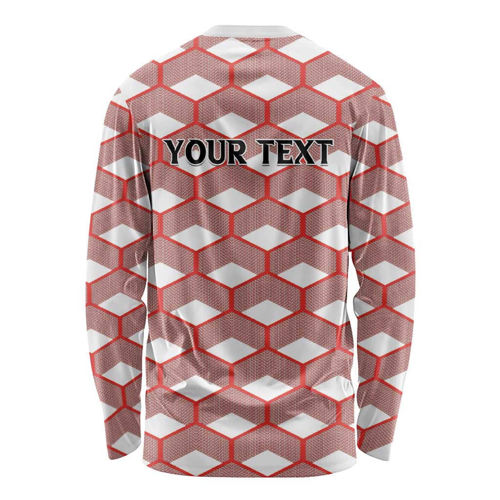 Personalized Kenya Athletics White Jersey Long Sleeve Shirt - Wonder Print Shop