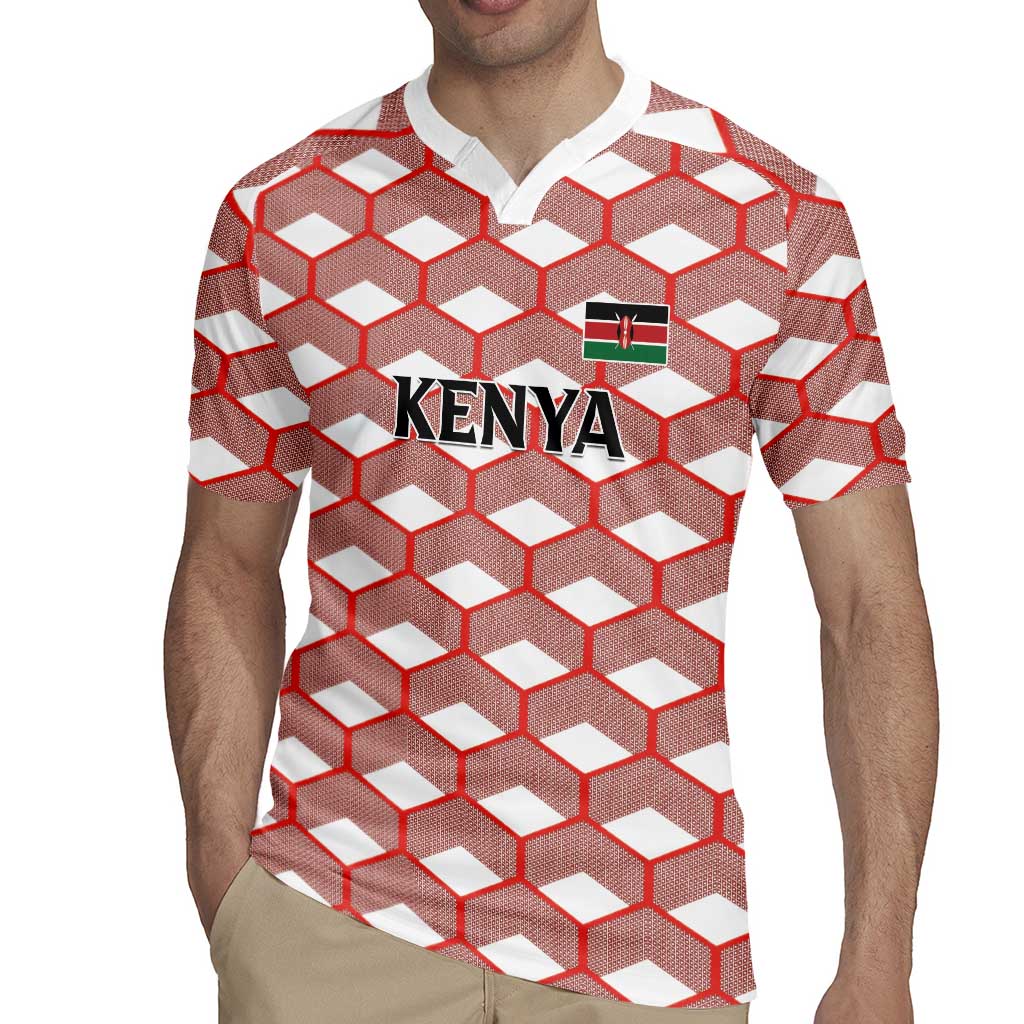 Personalized Kenya Athletics White Jersey Rugby Jersey - Wonder Print Shop