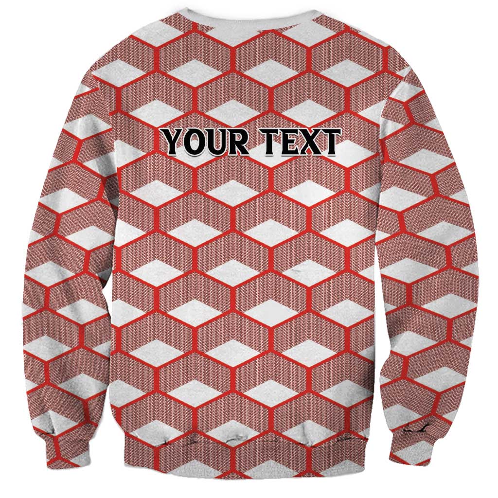 Personalized Kenya Athletics White Jersey Sweatshirt - Wonder Print Shop