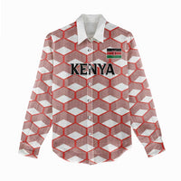 Personalized Kenya Athletics White Jersey Women Casual Shirt - Wonder Print Shop