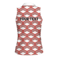 Personalized Kenya Athletics White Jersey Women Sleeveless Polo Shirt - Wonder Print Shop