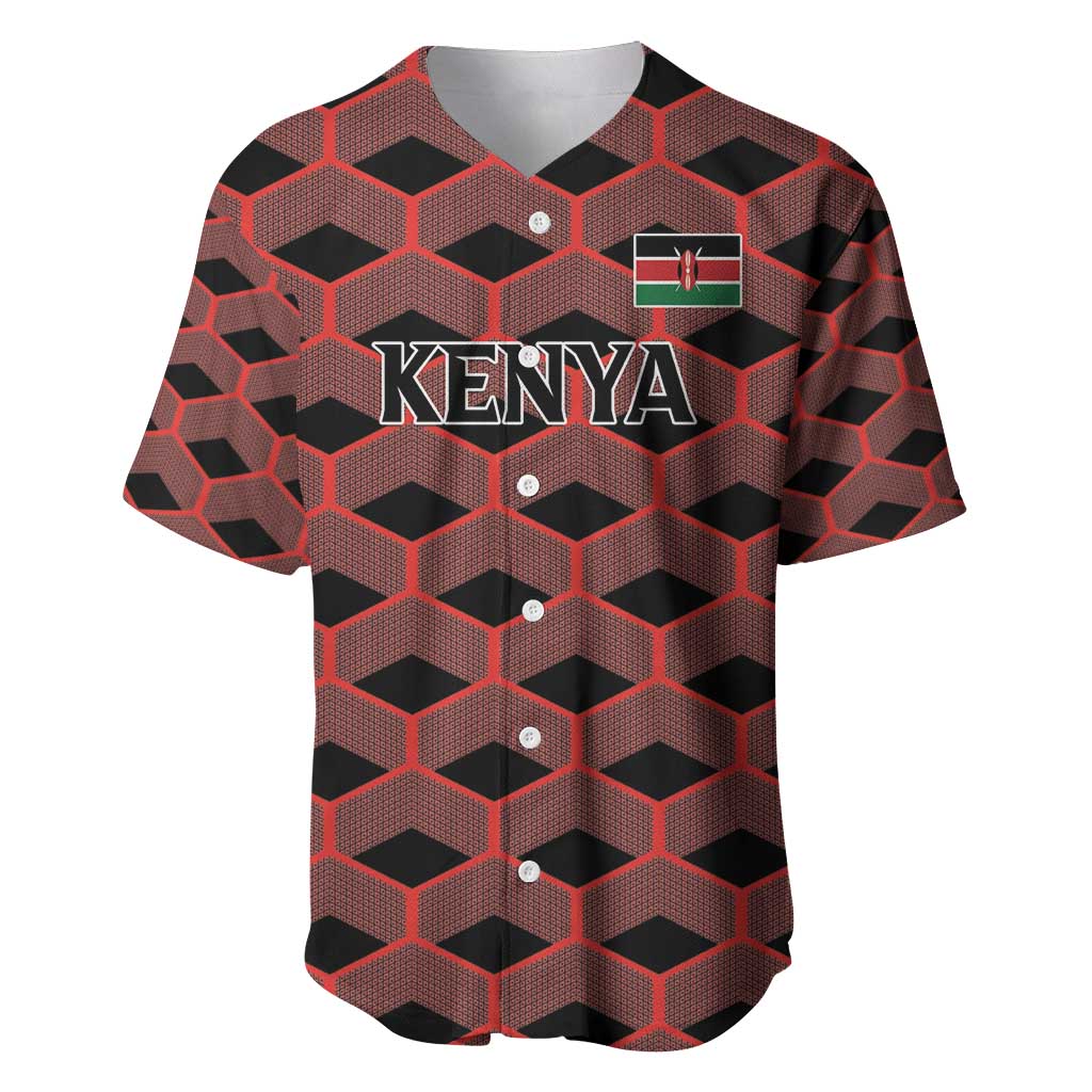 Personalized Kenya Athletics Black Jersey Baseball Jersey - Wonder Print Shop