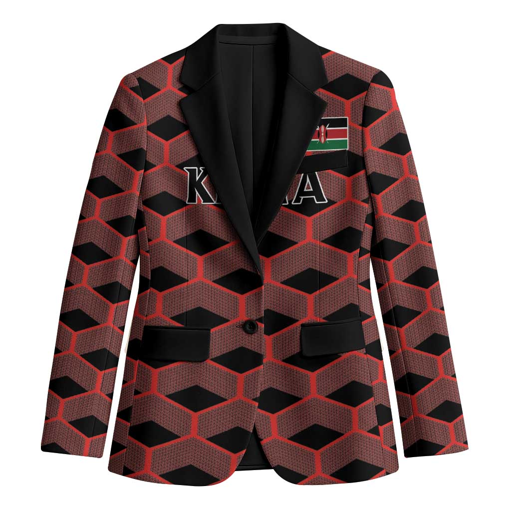 Personalized Kenya Athletics Black Jersey Blazer - Wonder Print Shop