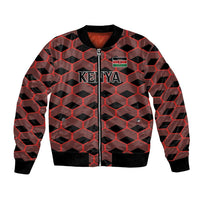 Personalized Kenya Athletics Black Jersey Bomber Jacket - Wonder Print Shop