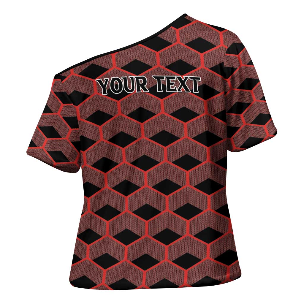 Personalized Kenya Athletics Black Jersey Cross Shoulder Shirt - Wonder Print Shop