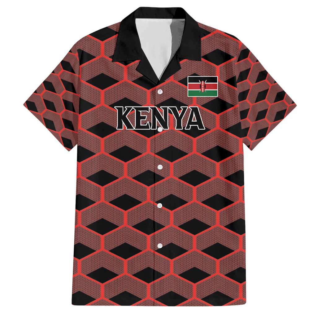 Personalized Kenya Athletics Black Jersey Hawaiian Shirt - Wonder Print Shop