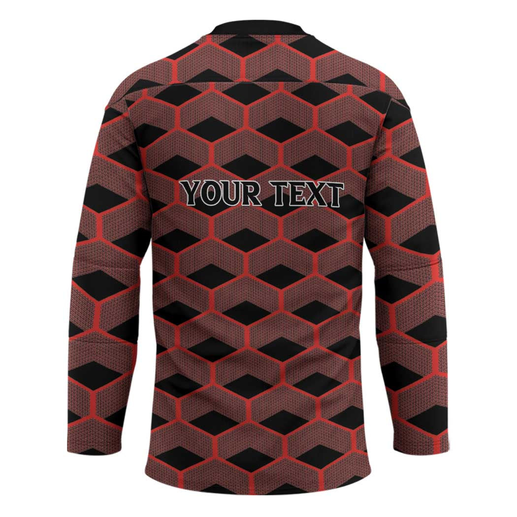 Personalized Kenya Athletics Black Jersey Hockey Jersey - Wonder Print Shop