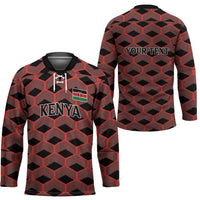 Personalized Kenya Athletics Black Jersey Hockey Jersey - Wonder Print Shop