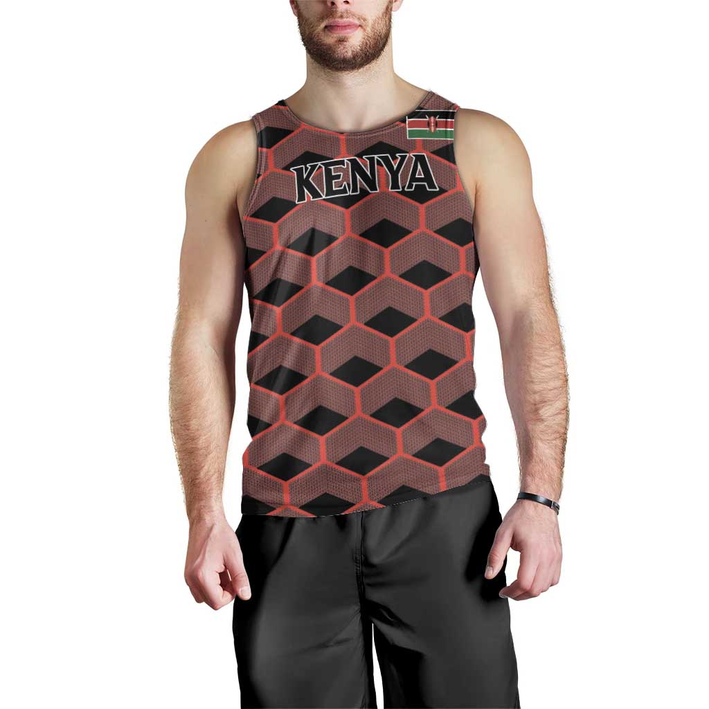 Personalized Kenya Athletics Black Jersey Men Tank Top - Wonder Print Shop